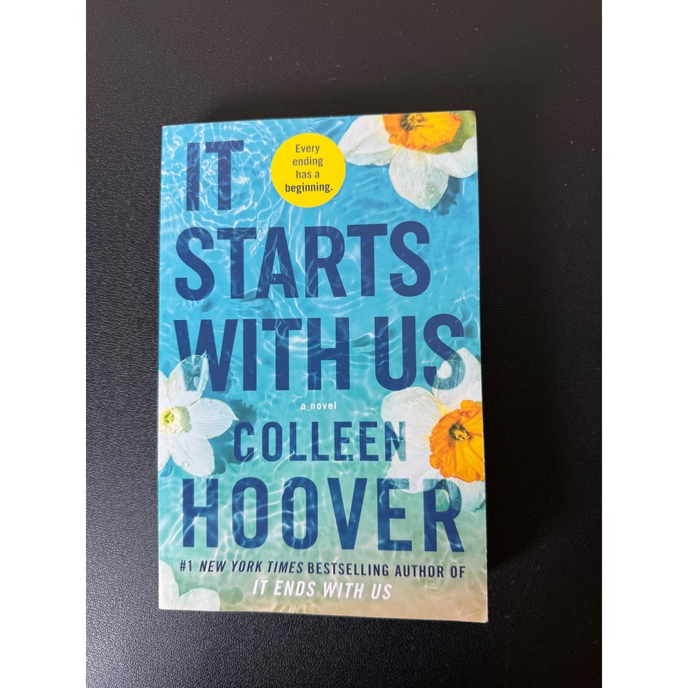 It‎ Starts with Us Colleen Hoover Paperback Novel 9781668001226 Romance Fiction